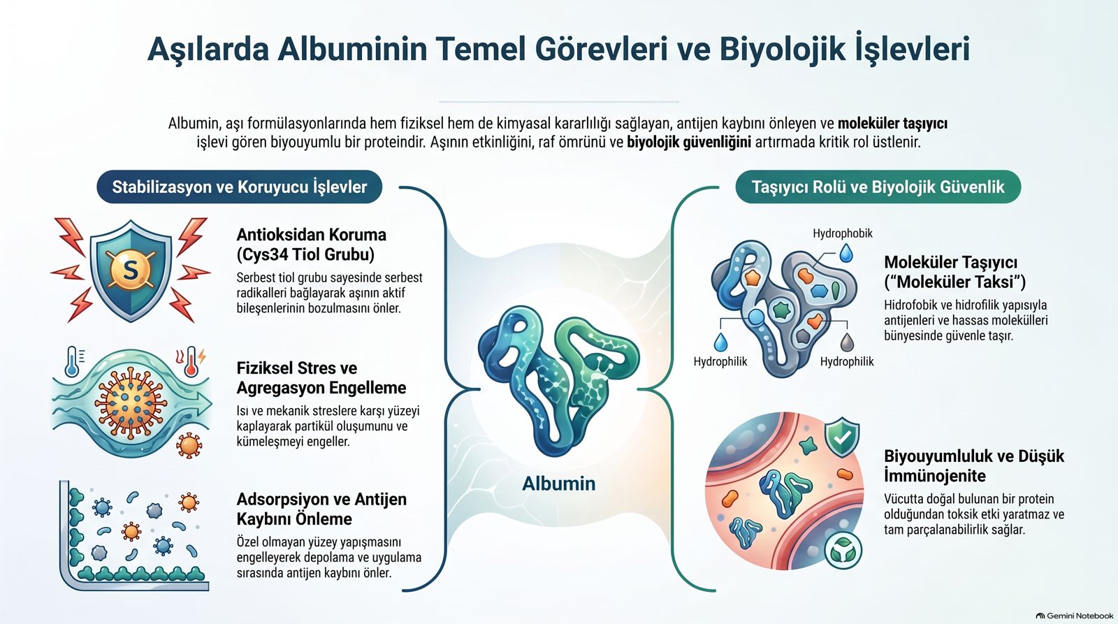 Albumin Görsel Özet